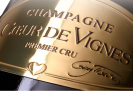 mise en situation bouteille brut champagne Guy Tixier